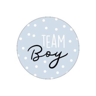 Sticker (blauw) - TEAM Boy