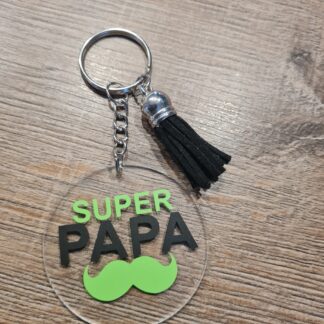 Sleutelhanger - Super Papa